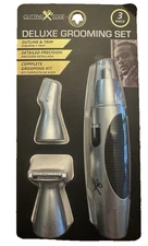 CUTTING EDGE Deluxe Grooming Set - 3 Piece Professional Hair Trimming Kit