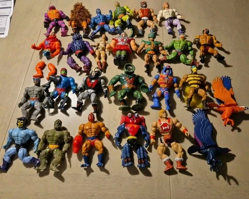 Masters of the Universe  LOT MOTU He-Man 1980s Vintage 26 Figures