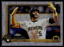 2025 Topps Chrome Logofractor Edition #28 Garrett Mitchell