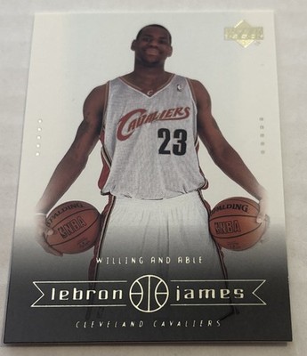 LeBron James 2003-04 Upper Deck Boxed Set Willing And Able Rookie RC- #12-  