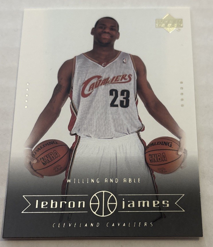 LeBron James 2003-04 Upper Deck Boxed Set Willing And Able Rookie RC- #12-🔥🔥