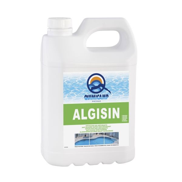 Quimicamp Algisin - Algicida No Espumante para Saneamiento de Agua en Piscinas,
