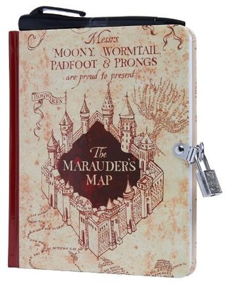 Harry Potter: Marauder's Map Lock and Key Diar (Mixed Media Product) (UK IMPORT)