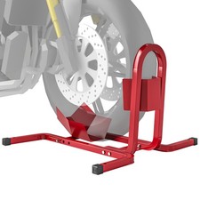Motorradwippe Radst&auml;nder f&uuml;r Transport Wartung 250kg 60x55x43cm Rot