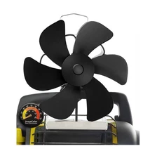Wood Stove Fan for Propane Heater, Heat Powered Fireplace Fan Therm... Fast Ship