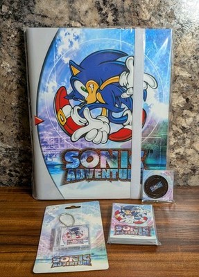 Official Sega Limited Run Games Sonic Adventure Binder, Coin, Sleeves & Keychain