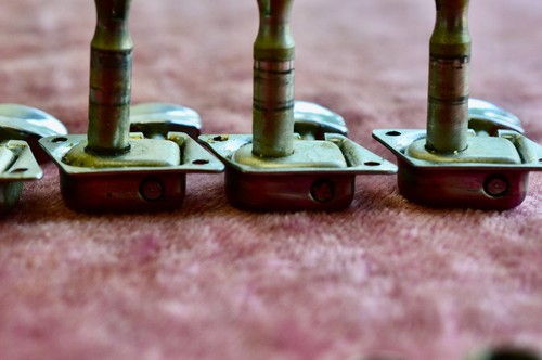 Vintage 1968 1969 Fender Stratocaster "F" Tuners 1967 Telecaster Strat Tele 1970 - Picture 13 of 13