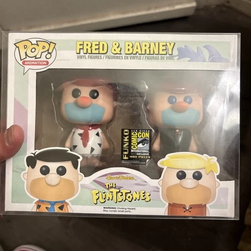Funko Pop! Fred & Barney The Flintstones 2 Pack 2014 SDCC 480 Pc