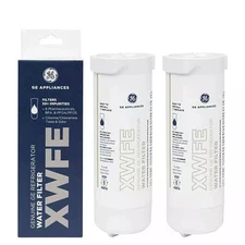 2 PACK GE XWFE Refrigerator Water Filter Replacment Without Chip