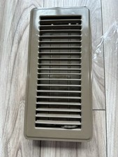 Accord Ventilation Brooklyn Tan Steel Floor Register Duct Opening: 4-in x 10"
