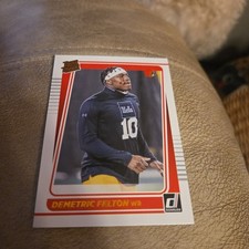 Demetric Felton 2021 Donruss Portrait #293 RC Browns Rated Rookies PWE