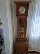 Standuhr mit Westminsterschlag In Eiche Rustikal. Holzuhr