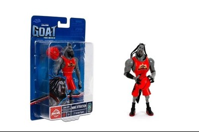 Jada Mane Attraction 5'' Moveable Figure & Basketball ''Goat'' Movie Model 36859
