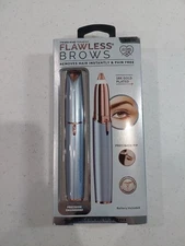 NEW Finishing Touch Flawless Brows Permanent Instant Hair Remover Rose Gold NWT