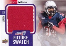 2011-12 Upper Deck Usa Football New York Jets Kenny Williams Future Swatch