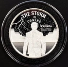 The Storm is Coming, Donald J. Trump, 47th President, 1 Troy Oz .999 Fine Silver