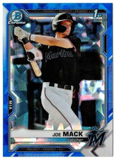 JOE MACK 2021 Bowman Draft Sapphire #BDC-159 Miami Marlins Rookie 1st RC!