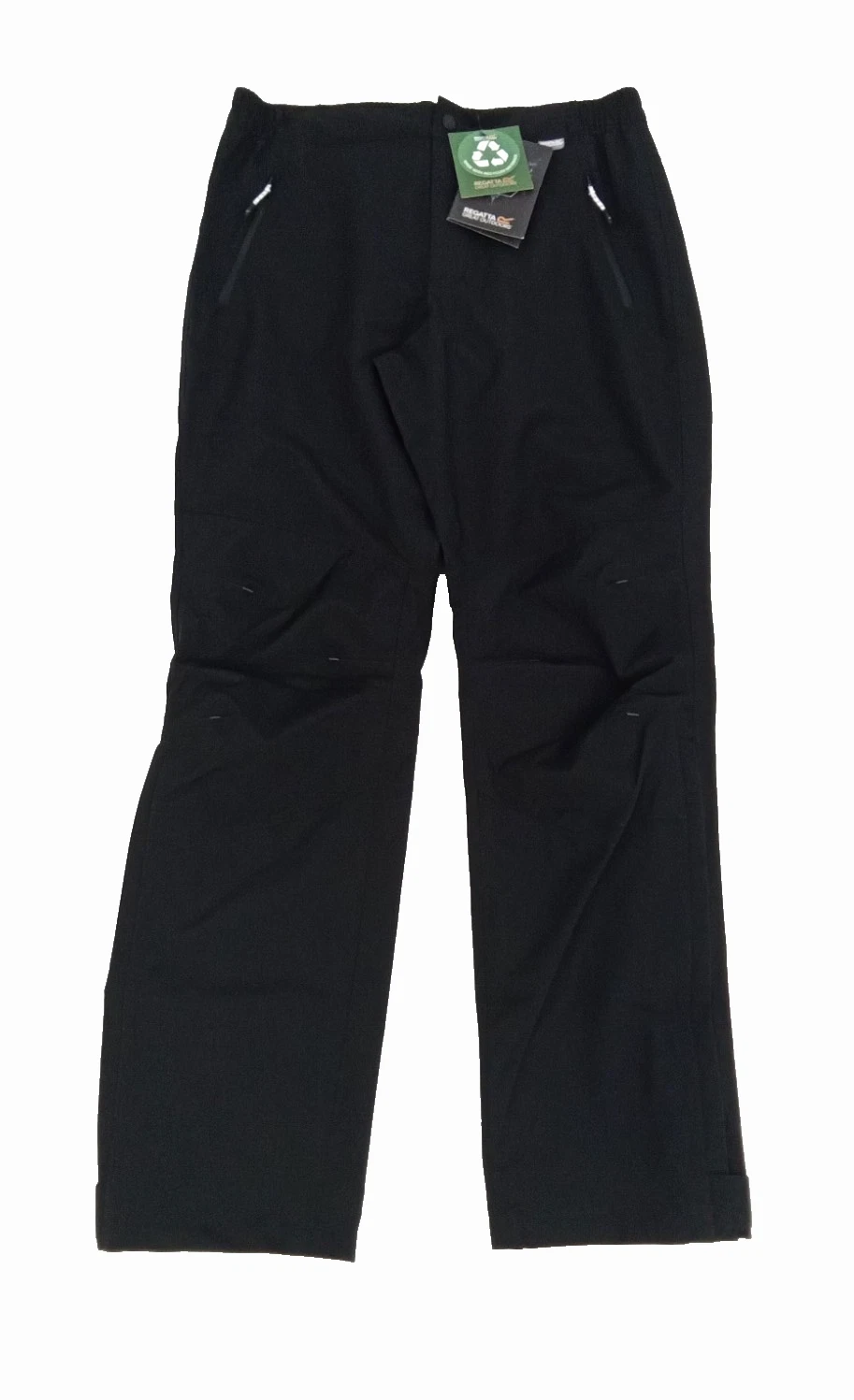 Regatta Men's Trousers Size M Black Outdoor Waterproof Zipped Pockets New