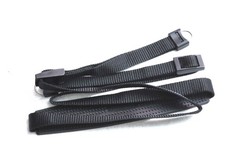 Leica Black Nylon Neck Strap With Rubber Pad  Lug Rings
