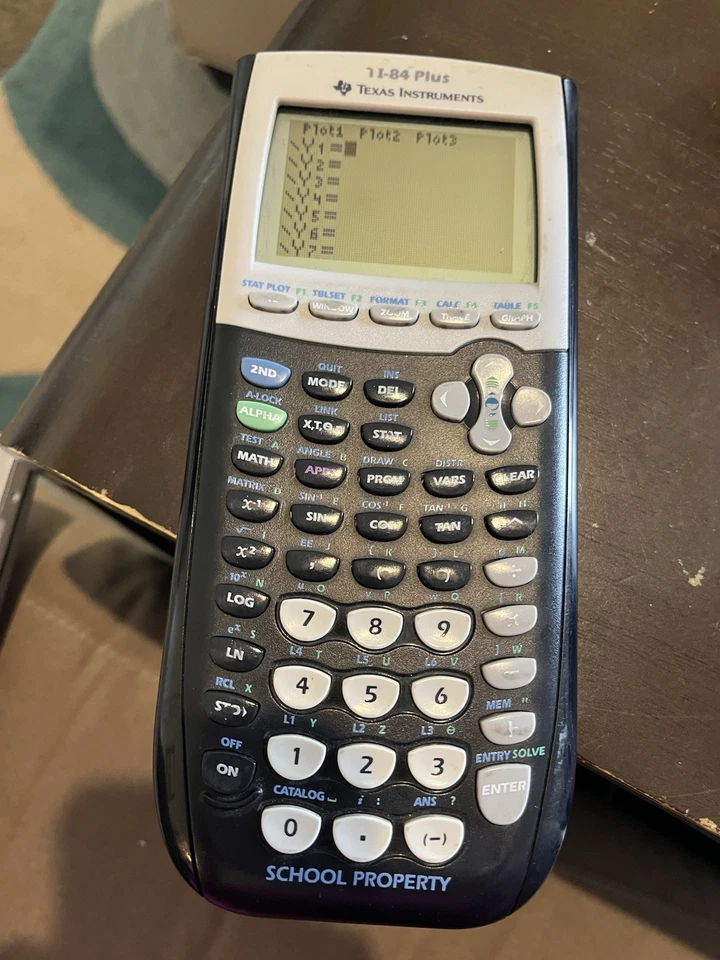 TI 84 Plus Texas Instruments Graphing Calculator Yellow Cover TESTED - Image 4 of 4