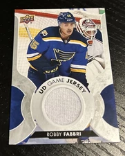 2017-18 Upper Deck Robby Fabbri Game Used Jersey