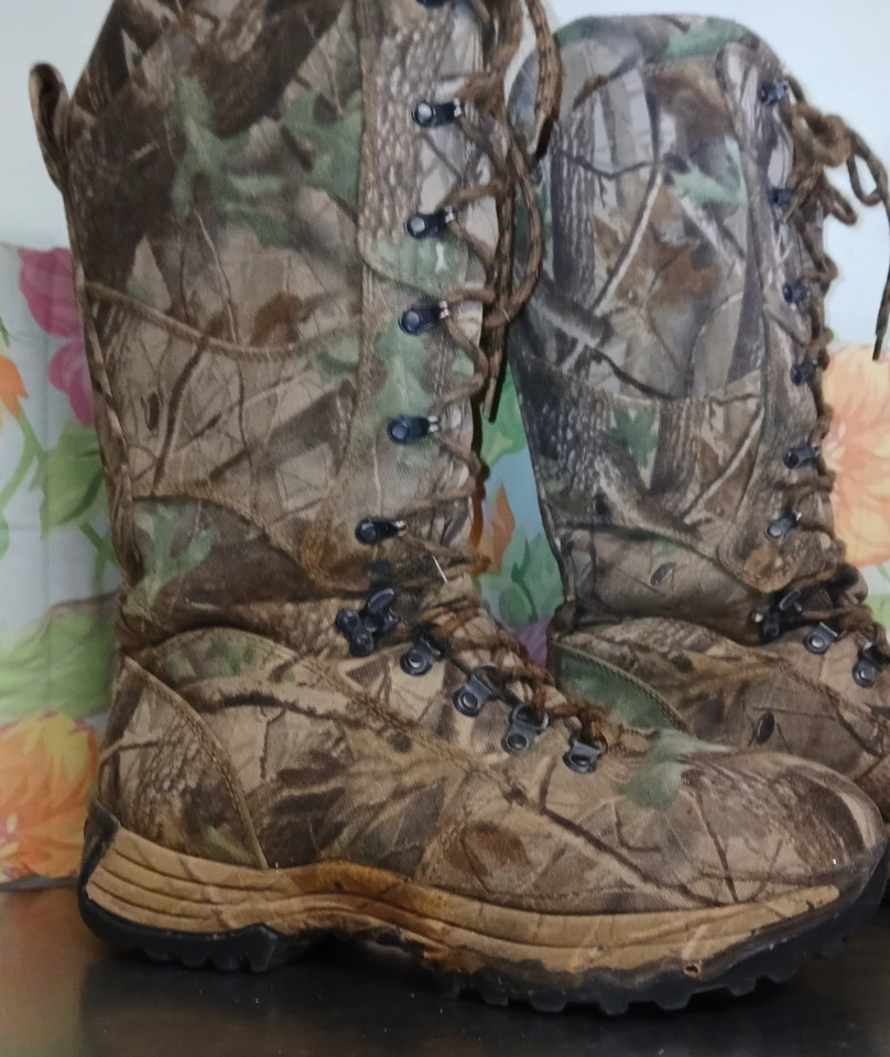 Redhead Men's Tall Camo Snake Boots Size 10.5 Wide-Good Shape! - Image 3 of 4