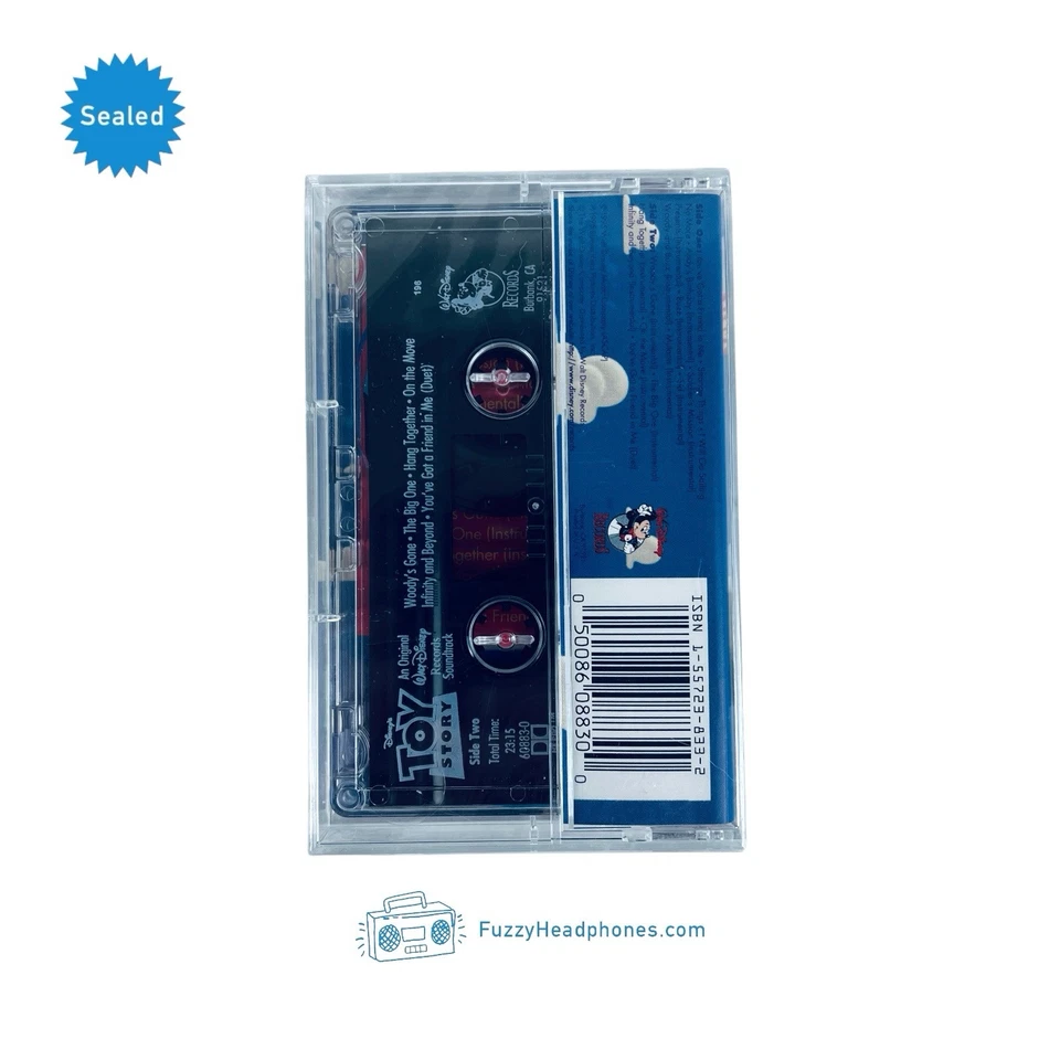 Toy Story Soundtrack Cassette Tape Disney (1995) w/ Hype Randy Newman SEALED - Image 2 of 4