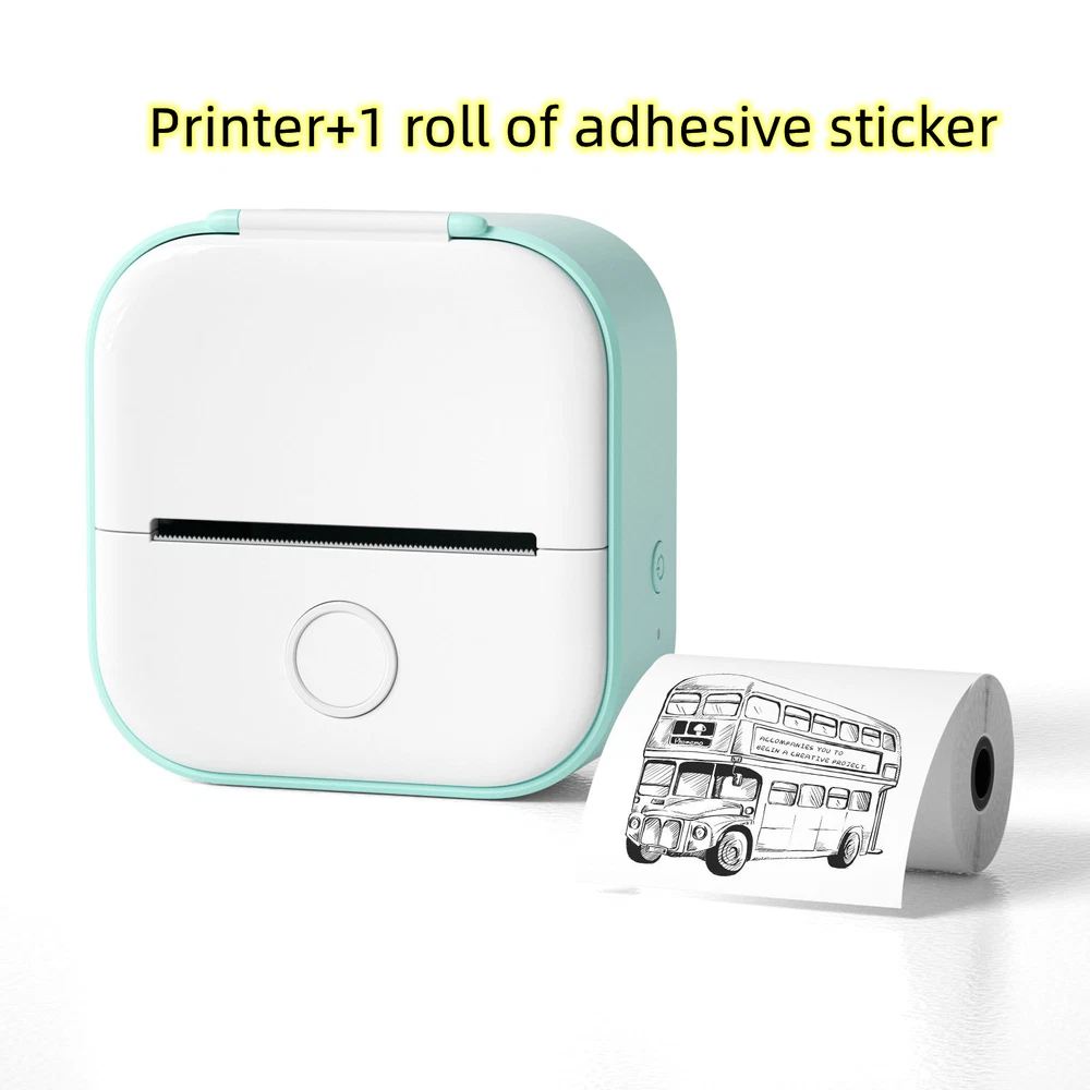 Bluetooth Mini Thermal Label Printer for Home Stickers & Photos