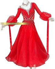  3183 Custom-made Ballroom Modern Smooth Waltz Foxtrot Tango Dance dress
