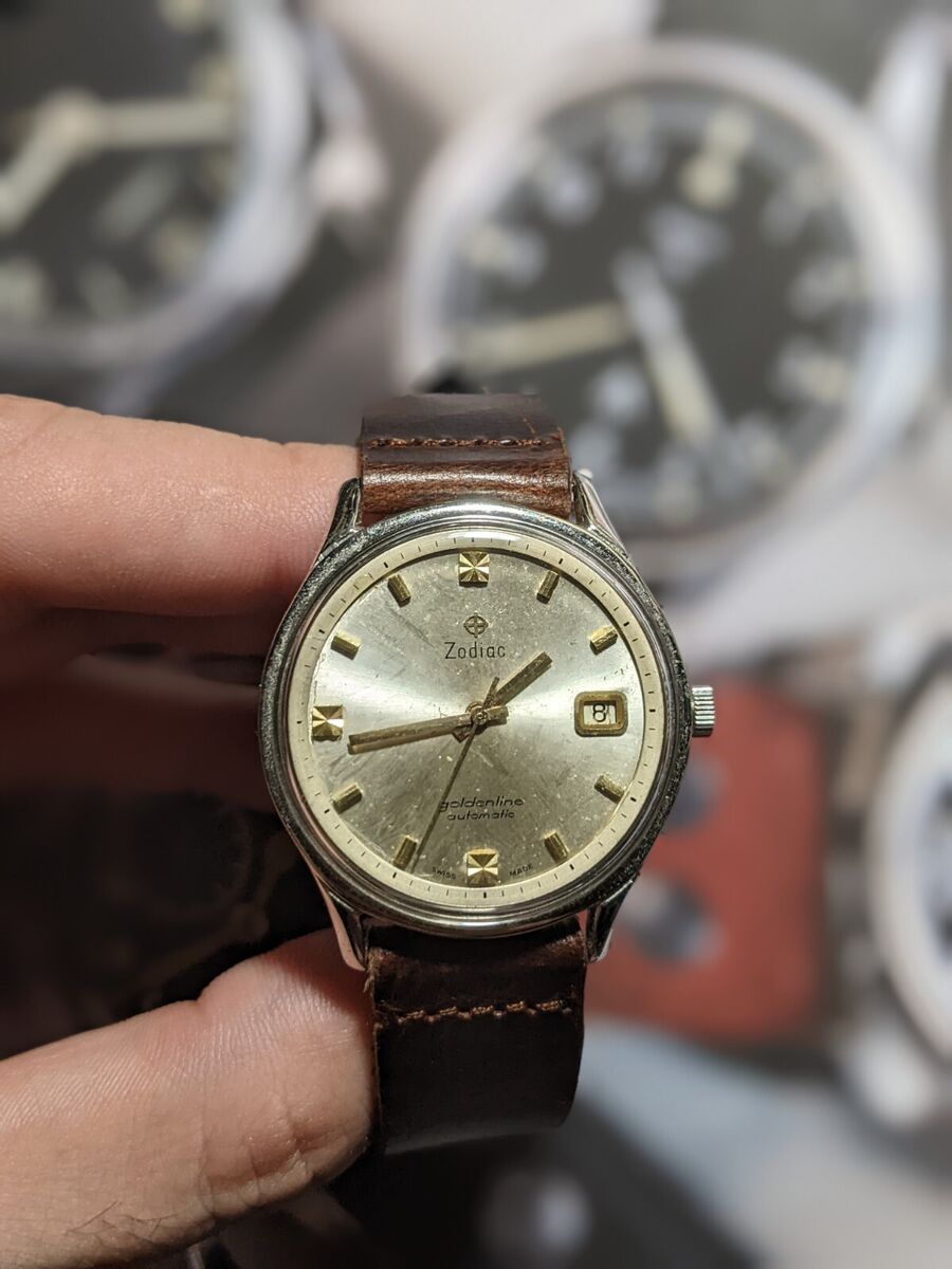zodiac goldenline automatic vintage mens watch cal 70-72 | eBay zodiac goldenline automatic vintage mens watch cal 70-72 | eBay