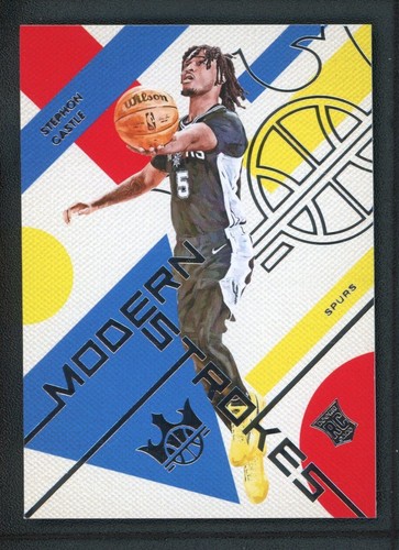 2024-25 STEPHON CASTLE PANINI COURT KINGS MODERN STROKES ROOKIE RC #8