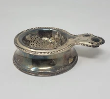 Tea Bag Holder Celtic Quality Plate EP Brass Made In England Petina 