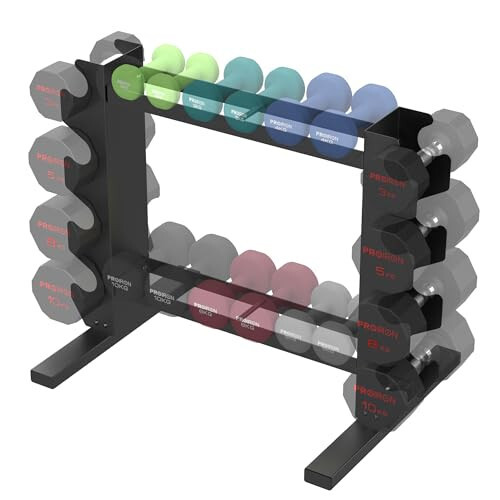 PROIRON Compact Dumbbell Rack Stand Only, Stable Dumbbell Storage