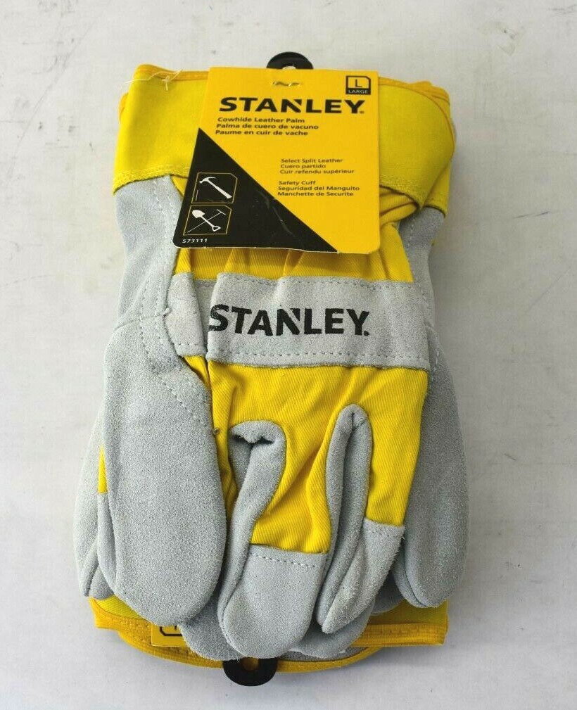 stanley work gloves leather
