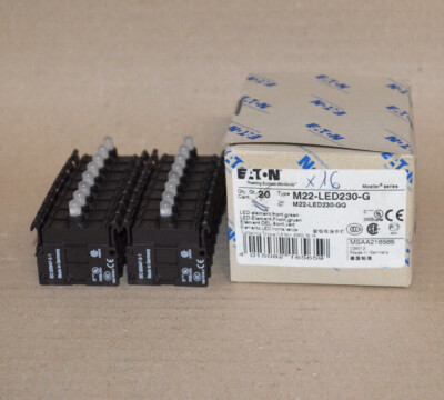 Eaton MOELLER M22-LED230-G LED-Element grün 216565 NEU OVP 16 Stück=1 VPE