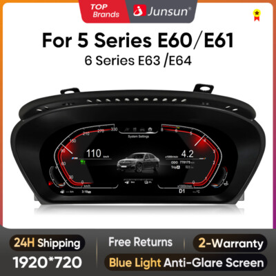 12.3''Für BMW 5 Series E60 E61 E63 E64 CCC CIC AutoPanel tacho Digital Dashboard