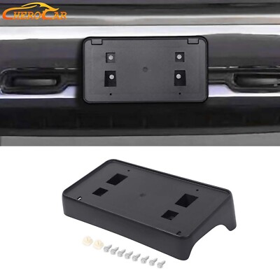 Front Bumper License Plate Frame Bracket Holder Mount Stand For 02-08 Dodge Ram