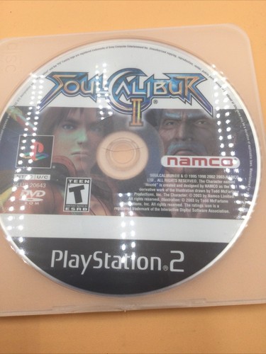 PlayStation 2 Soul Calibur 2 Video Gam Disc Only Tested Works Vintage