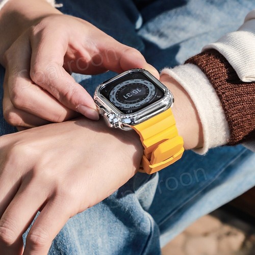 Durable Trail Loop Rugged Silicone Strap for Apple Watch Ultra 2 Band 45/46/49mm - Zdjęcie 58 z 73