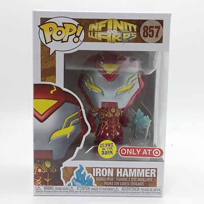 Funko Pop! Iron Hammer 857 Target Exclusive Infinity Warps Marvel Comics Glow