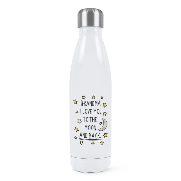 Oma I Love You To The Moon Und RüCken Doppelwand Wasserflasche Lustig Nan-image