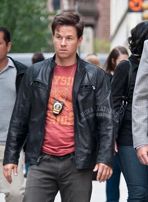Mark wahlberg deals leather jacket