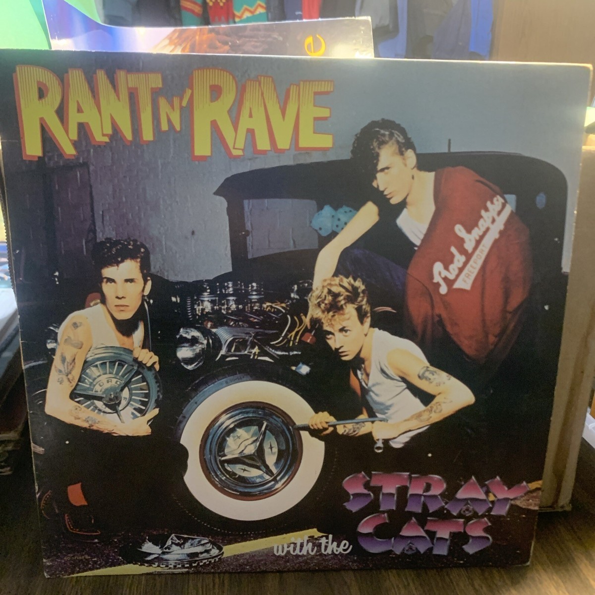 Stray Cats, Rant n' Rave, Rockabilly EMI America USA SQ 17102 LP