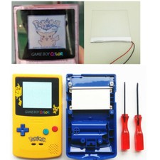 Frontlit Front Light Set W/Housing Shell W/ Rubber Pad For Game Boy Color GBC