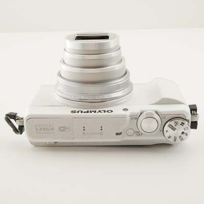 OLYMPUS オリンパス SH SH-1 WHITE OLYMPUS STYLUS SH-1 White With 4GB SDHC Card Digital Camera from