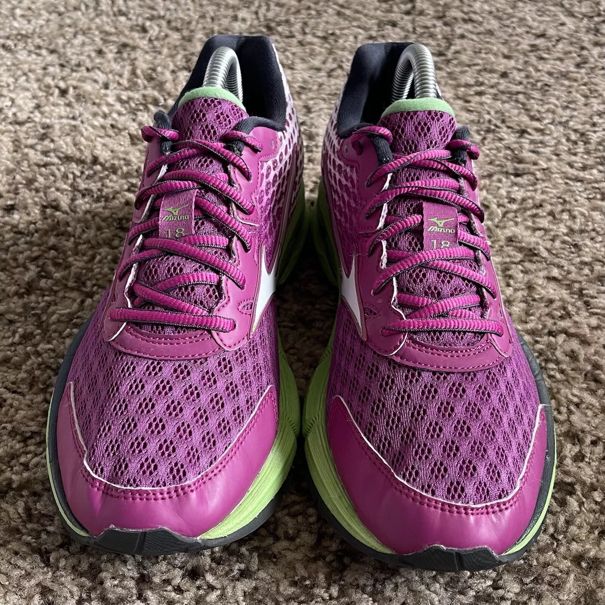Mizuno Wave Rider 18 Running Shoes Women s Size 9.5 eBay