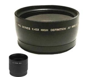 58mm Lentille à angle large numérique pour Canon PowerShot G15 G16 Caméra numérique