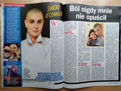 SINEAD O'CONNOR,Mick Jagger,Francoise Grisard,Sandra Bullock,Bachleda-Curuś,Doda