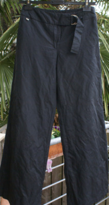 AIRFIELD Hose schwarz glänzend LUXUS Gr. 36 / S NEU OVP 229,--  