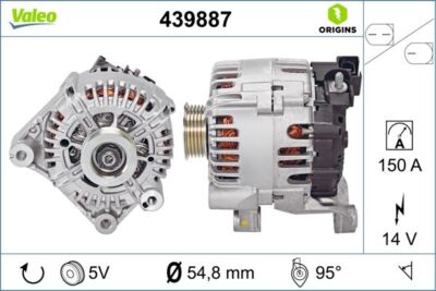 Valeo 439887 Alternator for Toyota